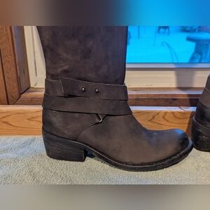 Bronx Brown Soft Leather Knee-high Boots size 9